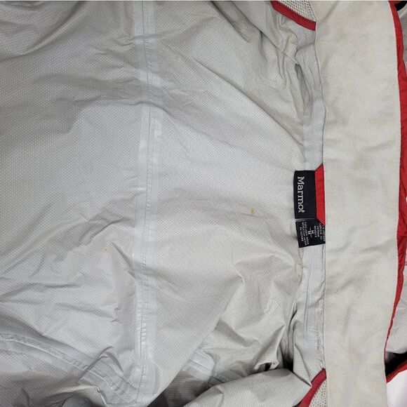 MARMOT jacket burgundy red precip eco packable coat M - Picture 11 of 17